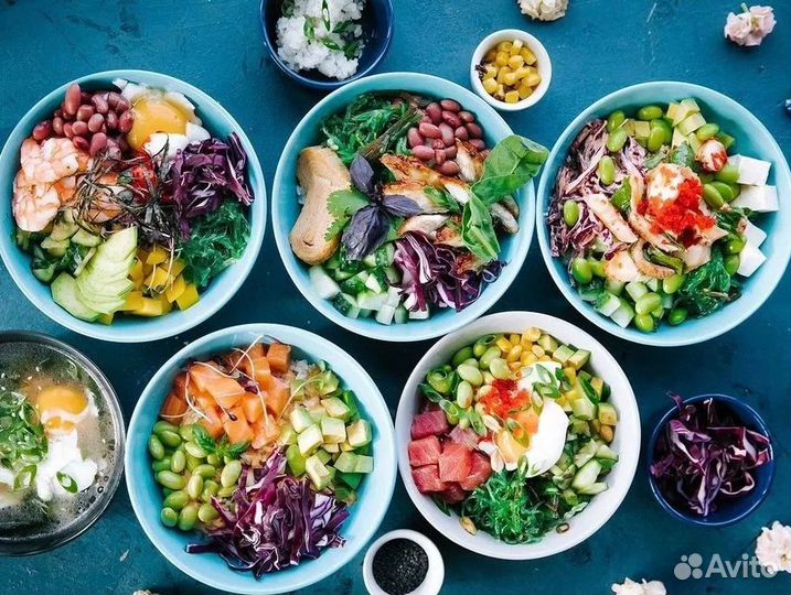 Прибыльная Сеть кафе healthy fast food фудмоллы