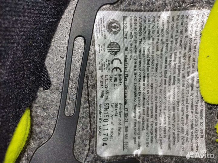 Горнолыжный шлем anon rime L/XL (52-55см)