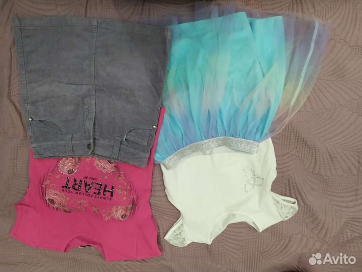 Вещи на девочку 128 134
