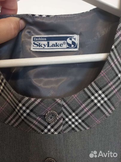 Школьная форма сарафан и жилетка рост 134, разм 38