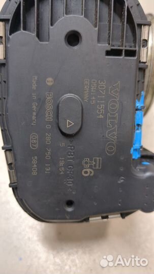 Заслонка дроссельная Volvo XC90, 2005