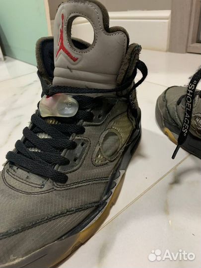 Air jordan 5 x off white 