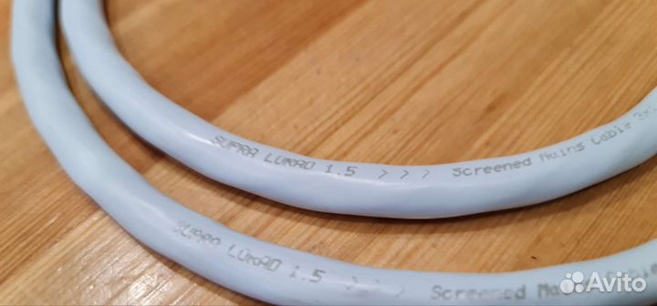 Supra Lorad 1.5 кабель сетевой 1.5 метра оригинал