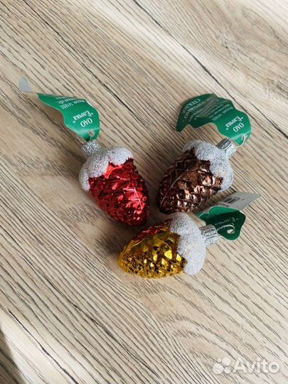 Елочная игрушка Ёлочка из стекла