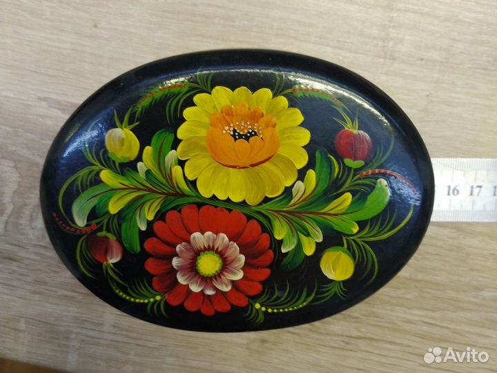 Шкатулка СССР с росписью