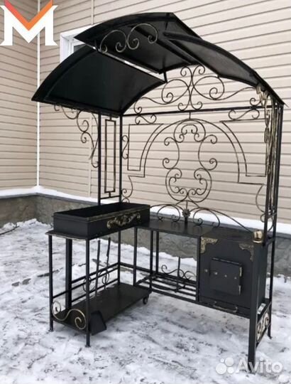 Мангал С крышей