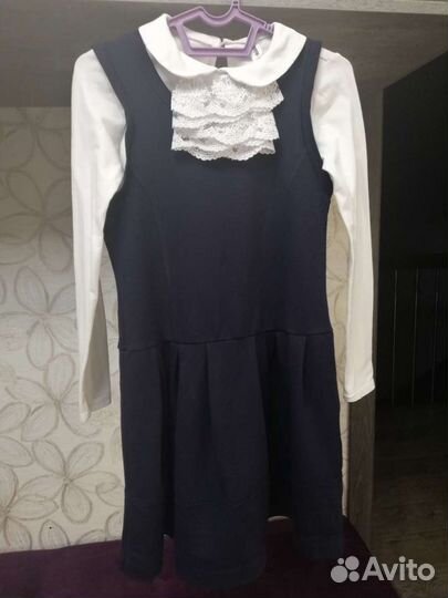 Комплект школьной формы для девочки, рост 134