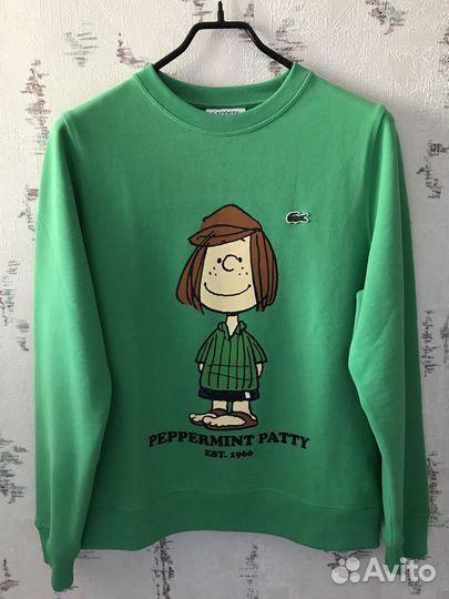 Джемпер свитшот коллаборации Lacoste & Peanuts