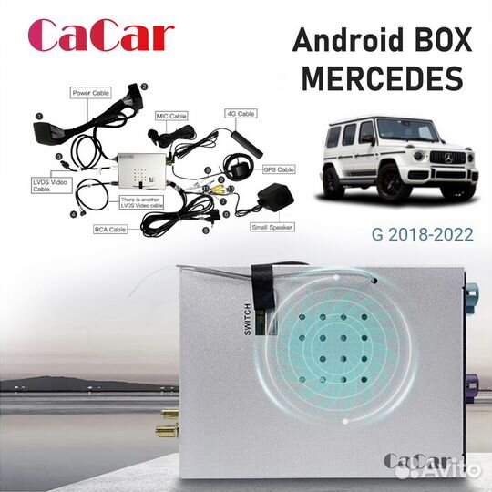 Андроид блок CarPlay для Mercedes G