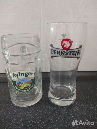 Пивные кружки и бокалы