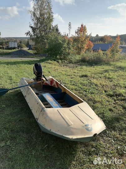 Лодочный мотор mercury 4.0 л.с +лодка 