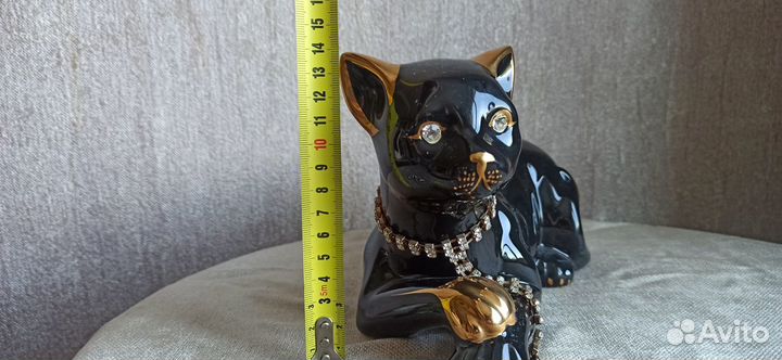 Статуэтка Кошка черная, Ahura, Италия