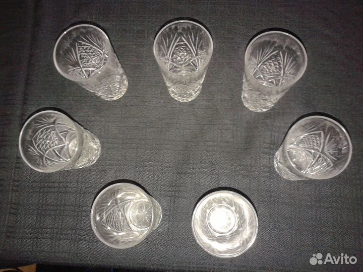 Стопки хрустальные