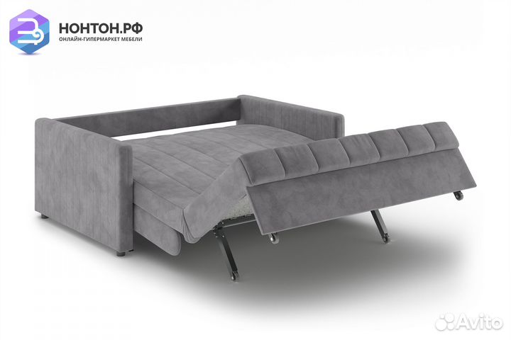 Диван аккордеон Бремен серый