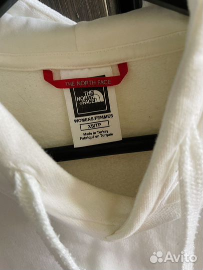 THE north face худи, кроп длина