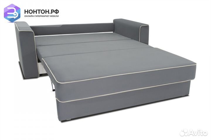 Диван еврокнижка Берген темно-серый