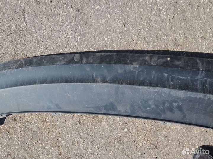 Юбка заднего бампера skoda rapid 12-17