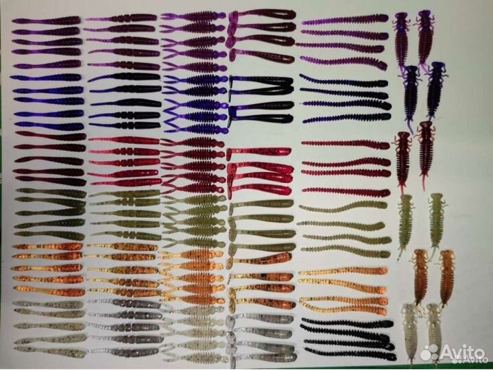 Набор 150 приманок для микроджига и мормышинга