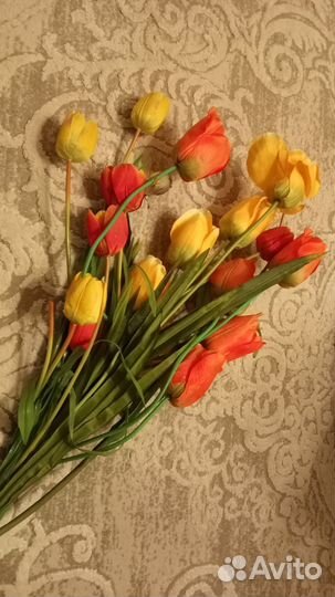 Тюльпаны+корзинка+виноград +лоза