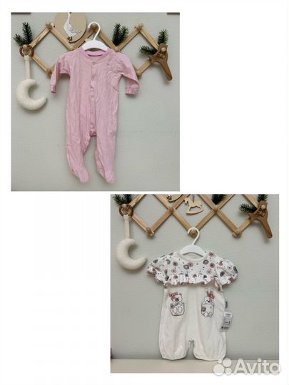 Вещи пакетом на девочку 62 68