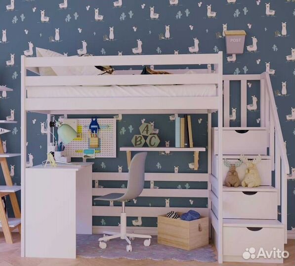 Кровать чердак