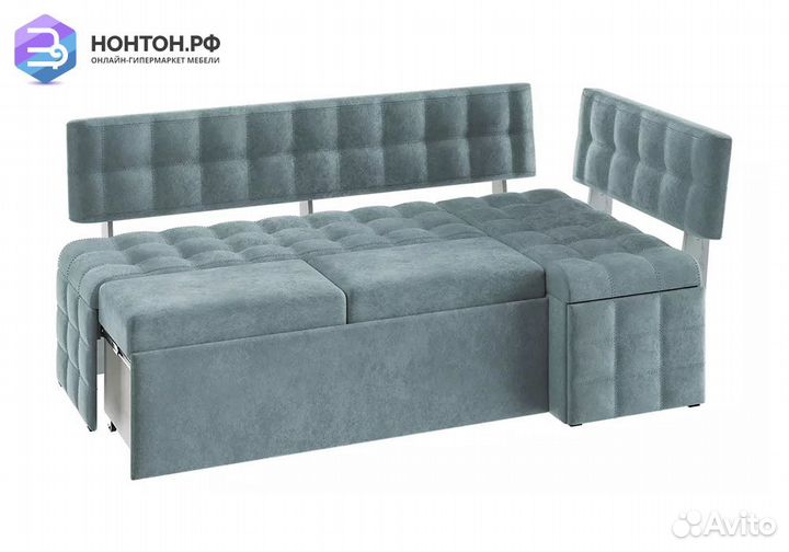 Кухонный уголок Манчестер-2 дуб крафт белый / микр