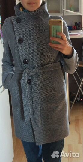 Пальто шерстянное