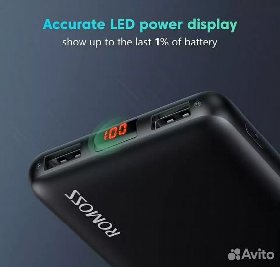 Внешний аккумулятор Romoss 10000