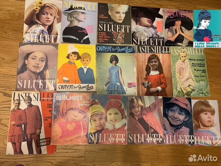 Журналы мод Siluett и Banga 1970-80-х и выкройки