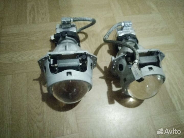 Биксеноновые линзы hella 3 оригинал с лампами