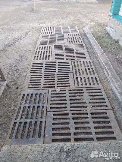 Металлические ливневки, колосники, дорожки, решёта