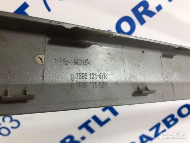 Молдинг порога прав renault duster рест 1.5 dci 4w