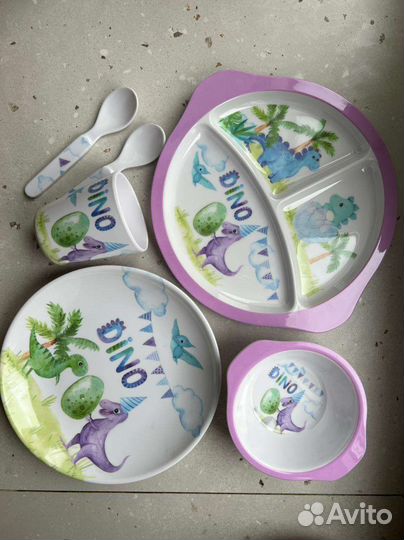 Новый набор детской посуды