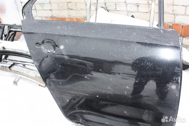 VW Polo 6 2020 Дверь задняя правая черная