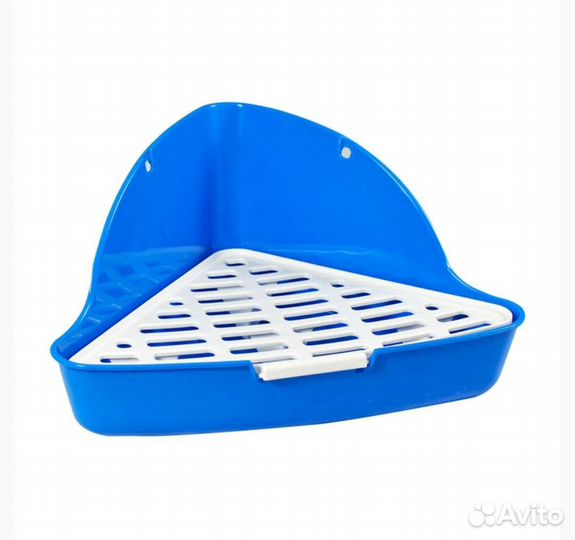 Туалет угловой для кролика