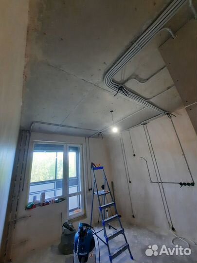 Электрик, штробление без пыли, перенос розеток