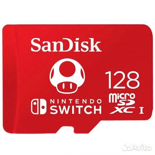 Карта MicroSD SanDisk Nintendo Switch на 128GB