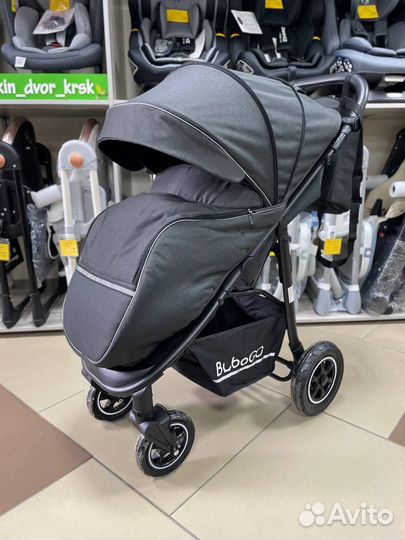 Новая всесезонная коляска на надувных колесах