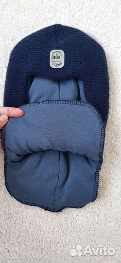 Шапка шлем для мальчика 48 50 новая