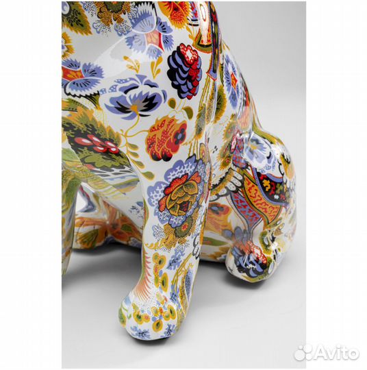 Статуэтка декоративная бежевая Bulldog