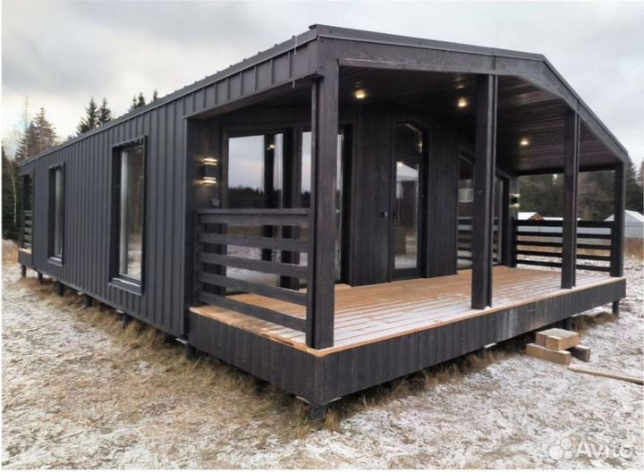 Каркасный дачный дом с доставкой 60 м кв, арт. бт-3193