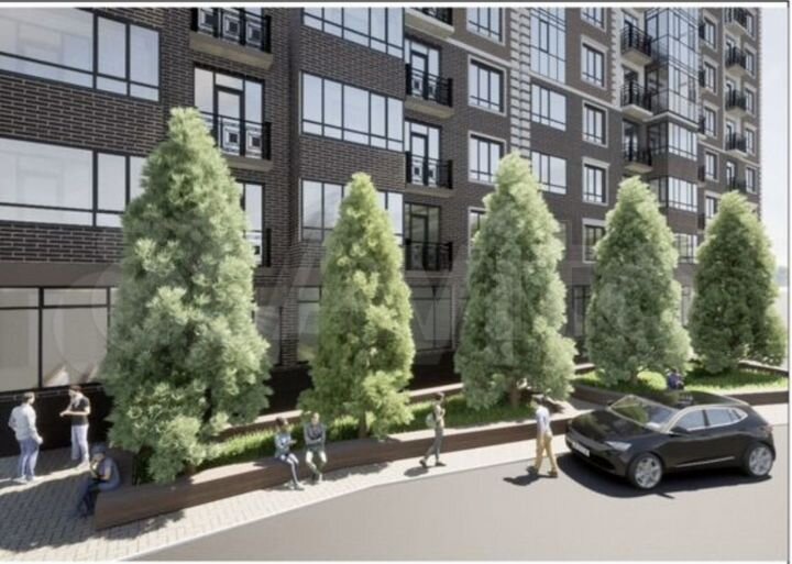 2-к. квартира, 66 м², 5/12 эт.