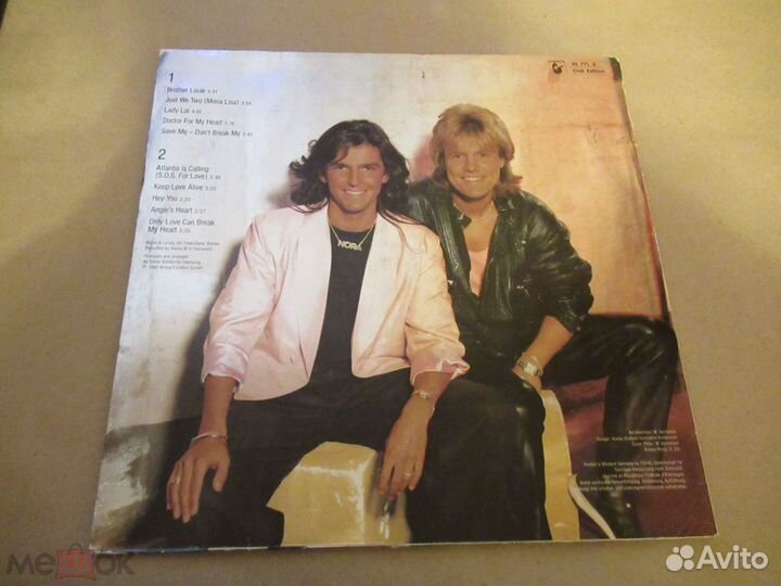 Пластинка (LP).Modern Talking 1986 Club Germany