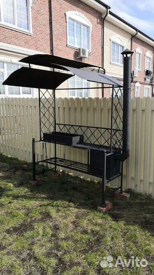 Мангал в стиле лофт