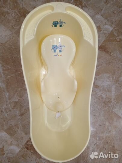 Детская ванночка с горкой для новорожденного