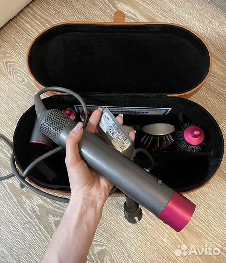 Стайлер dyson airwrap (8 насадок+чехол)