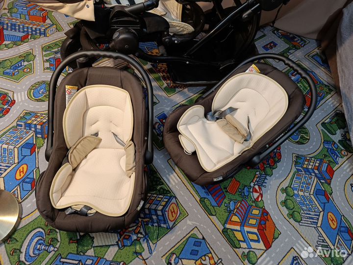 Коляска для двойни 3 в 1