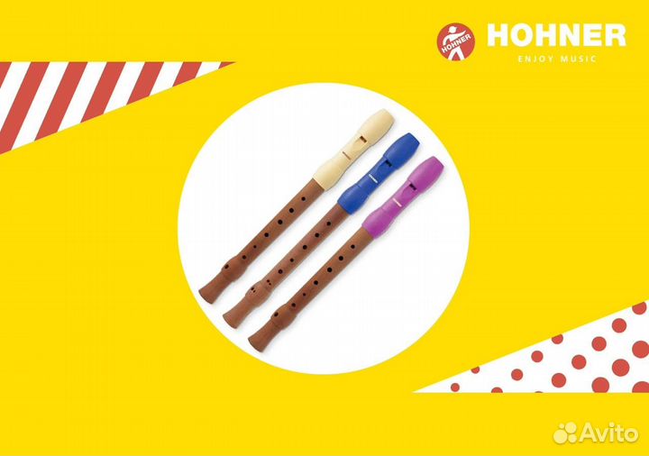 Блокфлейта Hohner B95860 – Сопрано, барочная