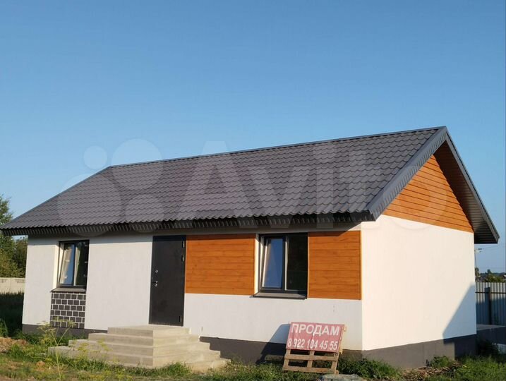 Коттедж 112 м² на участке 10 сот.