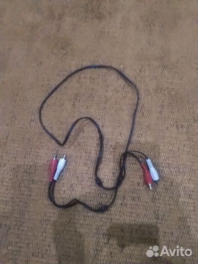 Кабель 2xrca вилка 2xrca вилка